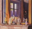Figurines Porcelain Pada Batu Shelf