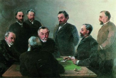 Айвазовского с друзьями 1893