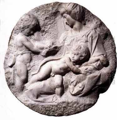 Vierge et l\'Enfant avec l\'Enfant-Baptiste (ou Taddei Tondo)