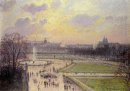 le bassin des Tuileries après-midi 1900
