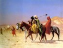 Arabes traversant le désert