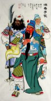 Guan Yu, Pittura Zhong Kui-Cinese