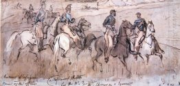 Den Chasseurs d'Afrique under Krimkriget 1854