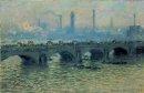 El puente de Waterloo tiempo gris