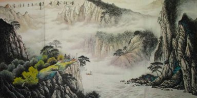 Montaña y agua - la pintura china