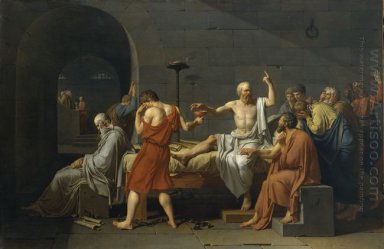 De dood van Socrates 1787