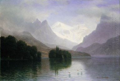 Escena de la montaña 1880