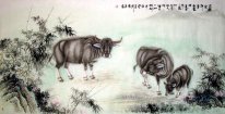 Cow - Peinture chinoise