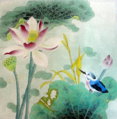 Lotus - peinture chinoise