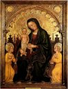 Madonna con el Niño y dos ángeles de Gentile da Fabriano