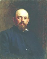 Portrait Of Railroad Tycoon Dan Patron Of The Arts Savva Ivanovi