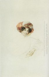 Portrait Of An Wanita Diketahui Dalam Turban