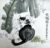 Kat - Chinees Schilderij