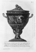 Terracotta urn vaso que você vê na Coleção dos desenhos dos Cav