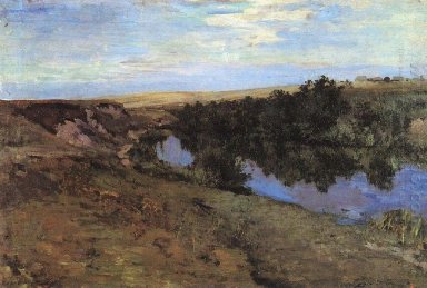 River In Menchov 1885