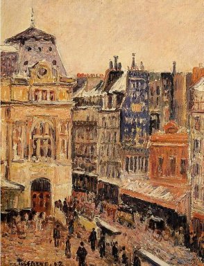 Uitzicht op parijs rue d amsterdam 1897