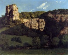 Paisagem Bald Rock In The Valley Of Ornans 1864