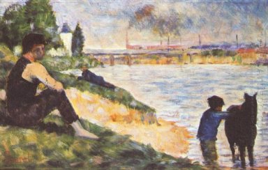 Junge mit Pferd 1883