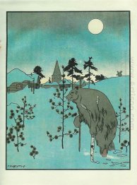 Ilustrasi Untuk The Crane Dan Heron Beruang 1907 1