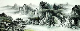 Berg och vatten - kinesisk målning