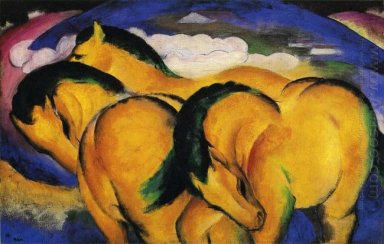 Pequeños caballos amarillos 1912