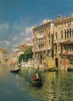 En gondol rida, Venedig