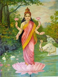 Lakshmi gudinnan av rikedom