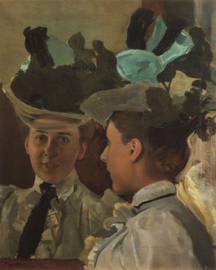Lady At The Mirror 1898
