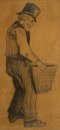 Man Carrying Peat 1882