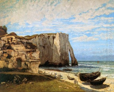 Klipporna på Etretat 1869