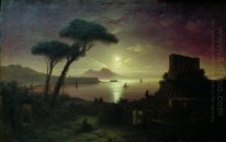 Neapelbukten At Moonlit Night 1842
