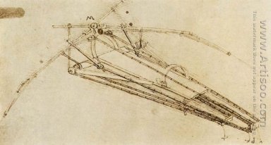 Teckning av en flygmaskin