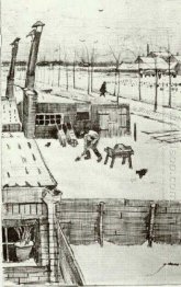 Snowy Yard, 1883