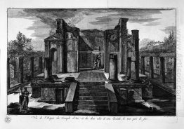 The Temple Of Isis De Face With The Two Wings Of His Peristillo