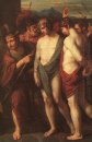 Pílades y Orestes Presentado como víctimas antes de Ifigenia (de