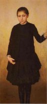 Portret van Vera Repinahe Kunstenaar S Dochter 1886