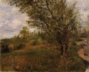 Понтуаз пейзаж через поля 1879