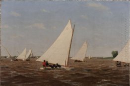 Perahu Layar Racing Di Delaware