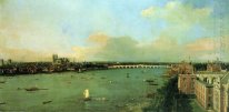 Themsen med st paul s domkyrka 1746