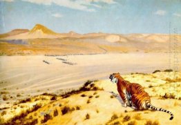 Tigre no relógio