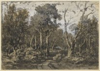 The Oak Tree Jatuh Ke The Forest Of Fontainebleau