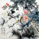 Bee-Bunga - Lukisan Cina