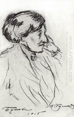 Portrait Of N S Butova 1915