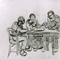 Tiga Petani Pada A Meal 1890