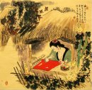 Belle peinture Lady-chinois