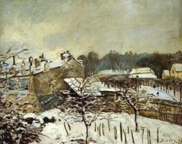 snö effekt på Louveciennes 1876