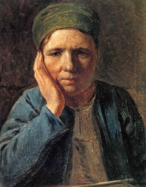 En bondkvinna, Vilar på hennes hand
