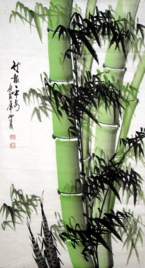 Bamboo-Consolidação da Paz - pintura chinesa
