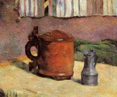 Tonkrug und Becher irin 1880