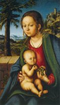 Virgin Dan Anak Dengan Bunch Of Grapes 1510